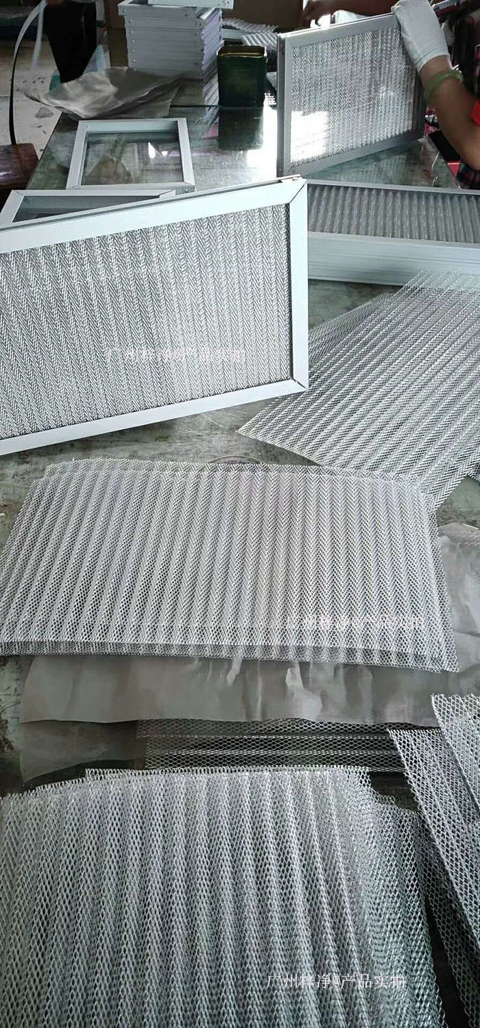 金屬網(wǎng)過(guò)濾器框架：鍍鋅鋼板、鋁合金或不銹鋼